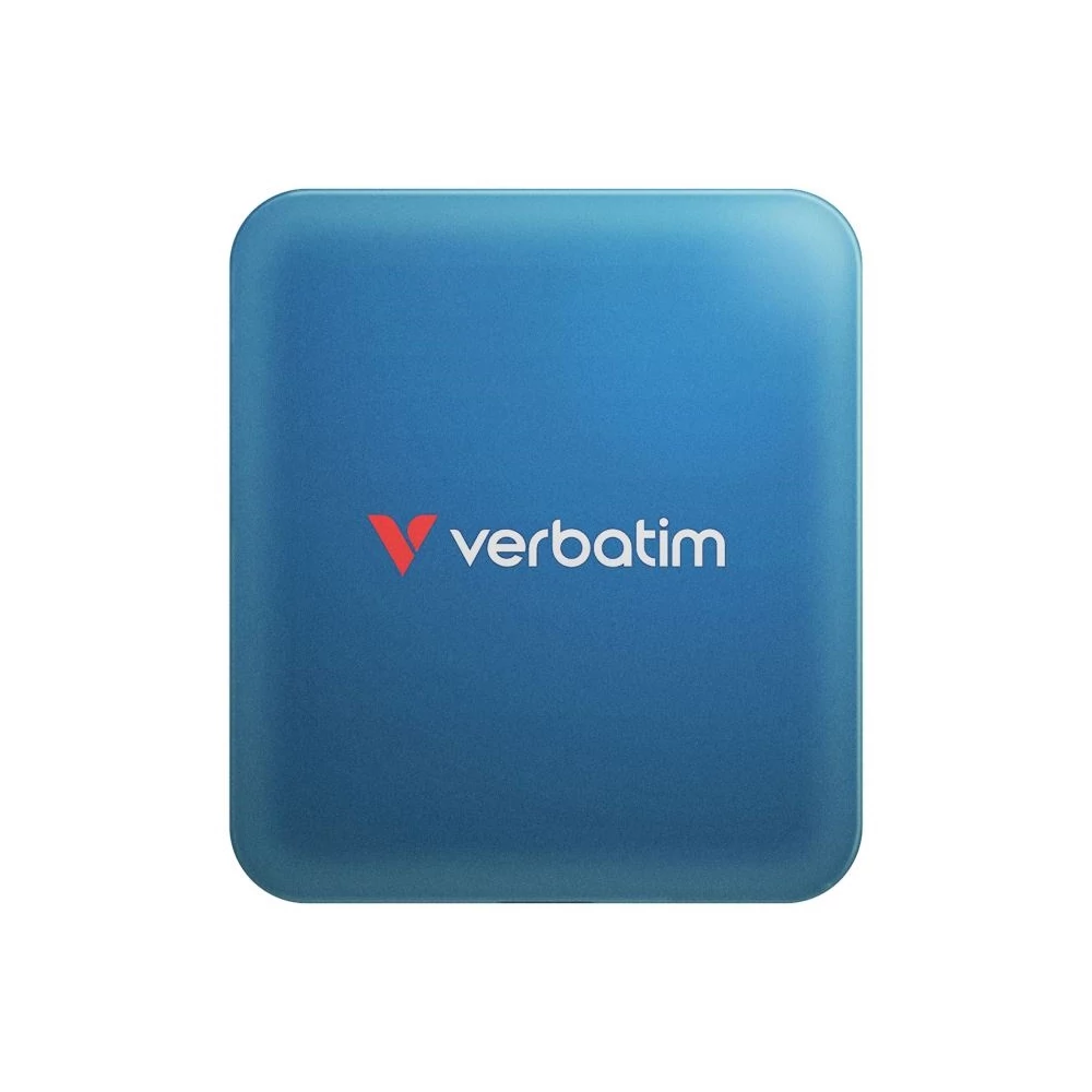 VERBATIM SNAPBACK USB-C 3.2 GEN 2x2 (20Gbps) KÜLSŐ SSD MEGHAJTÓ 1TB METÁLKÉK