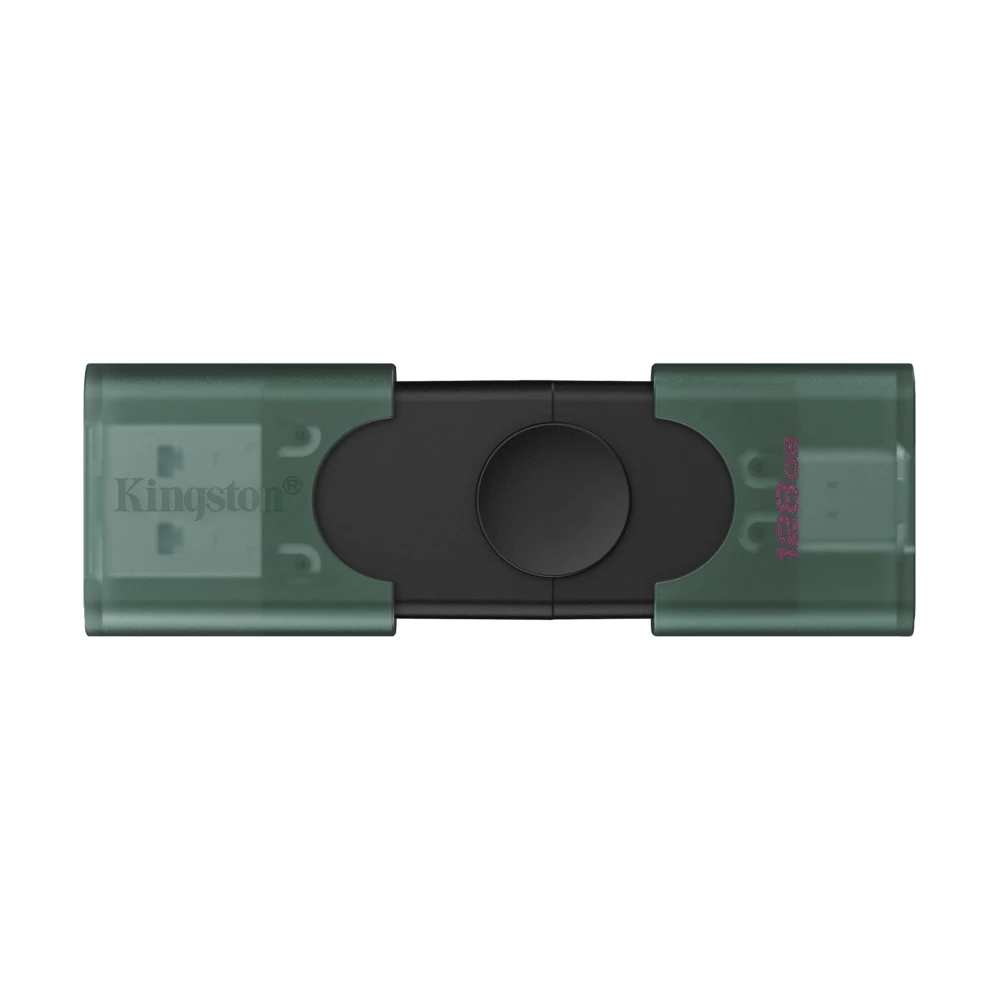 KINGSTON DATATRAVELER DUO G2 USB 3.2 USB-A/USB-C PENDRIVE 128GB FEKETE-ZÖLD