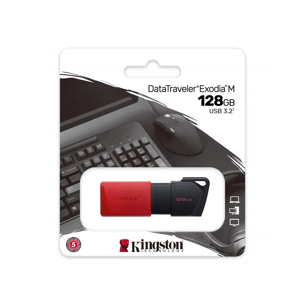 KINGSTON DATATRAVELER EXODIA M USB 3.2 GEN 1 PENDRIVE 128GB
