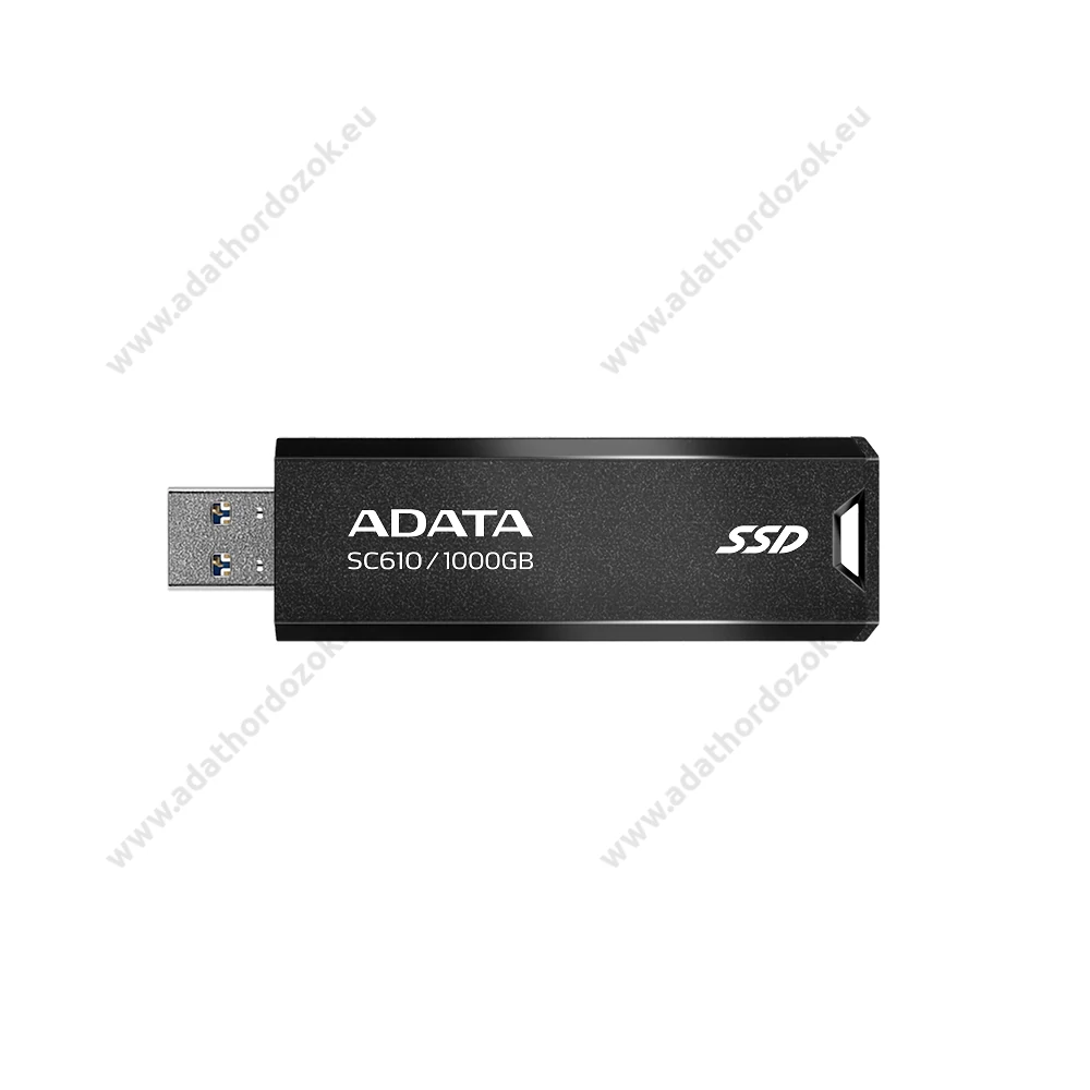 ADATA SC610 USB 3.2 GEN 2 KÜLSŐ SSD MEGHAJTÓ 1000GB FEKETE