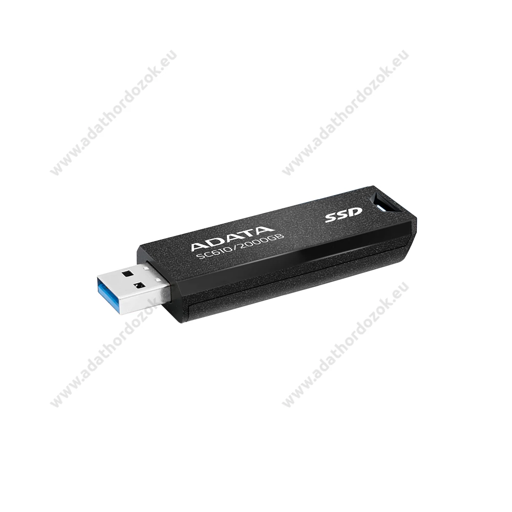 ADATA SC610 USB 3.2 GEN 2 KÜLSŐ SSD MEGHAJTÓ 2000GB FEKETE