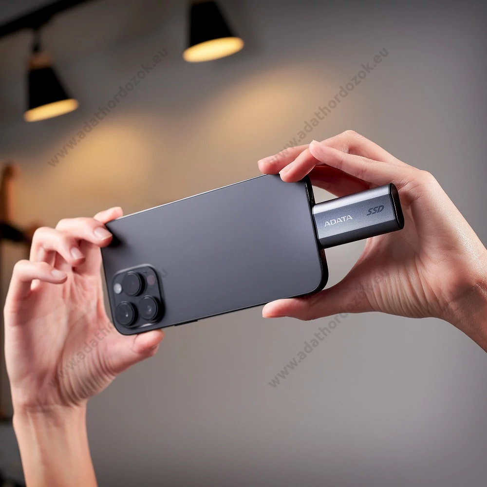 ADATA SC750 USB-C 3.2 GEN 2 KÜLSŐ SSD MEGHAJTÓ 1000GB SZÜRKE