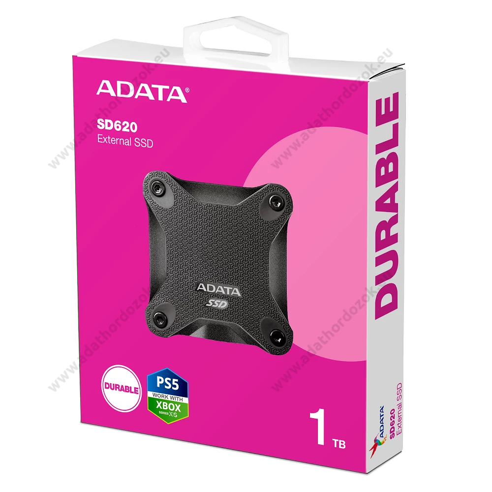 ADATA SD620 USB 3.2 GEN 2 KÜLSŐ SSD MEGHAJTÓ 1TB FEKETE