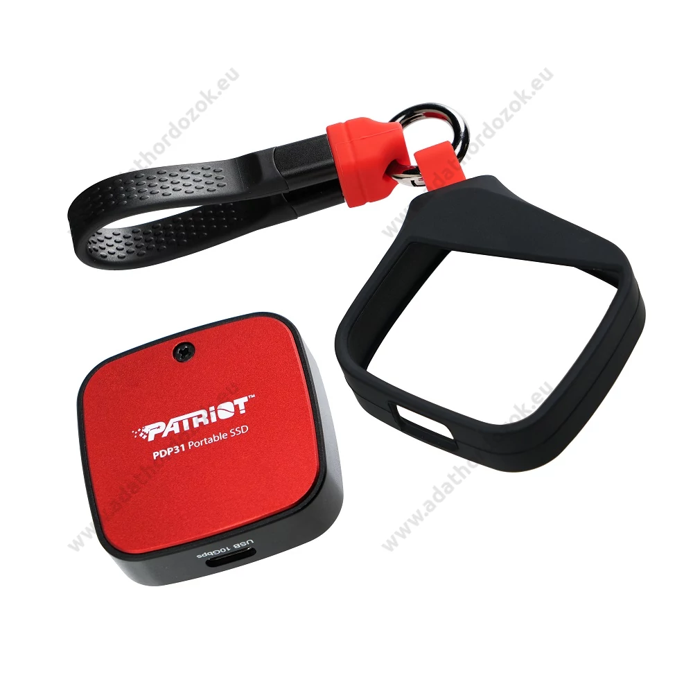PATRIOT PDP31 USB 3.2 GEN 2 10Gbps TYPE-C KÜLSŐ SSD MEGHAJTÓ 1TB PIROS
