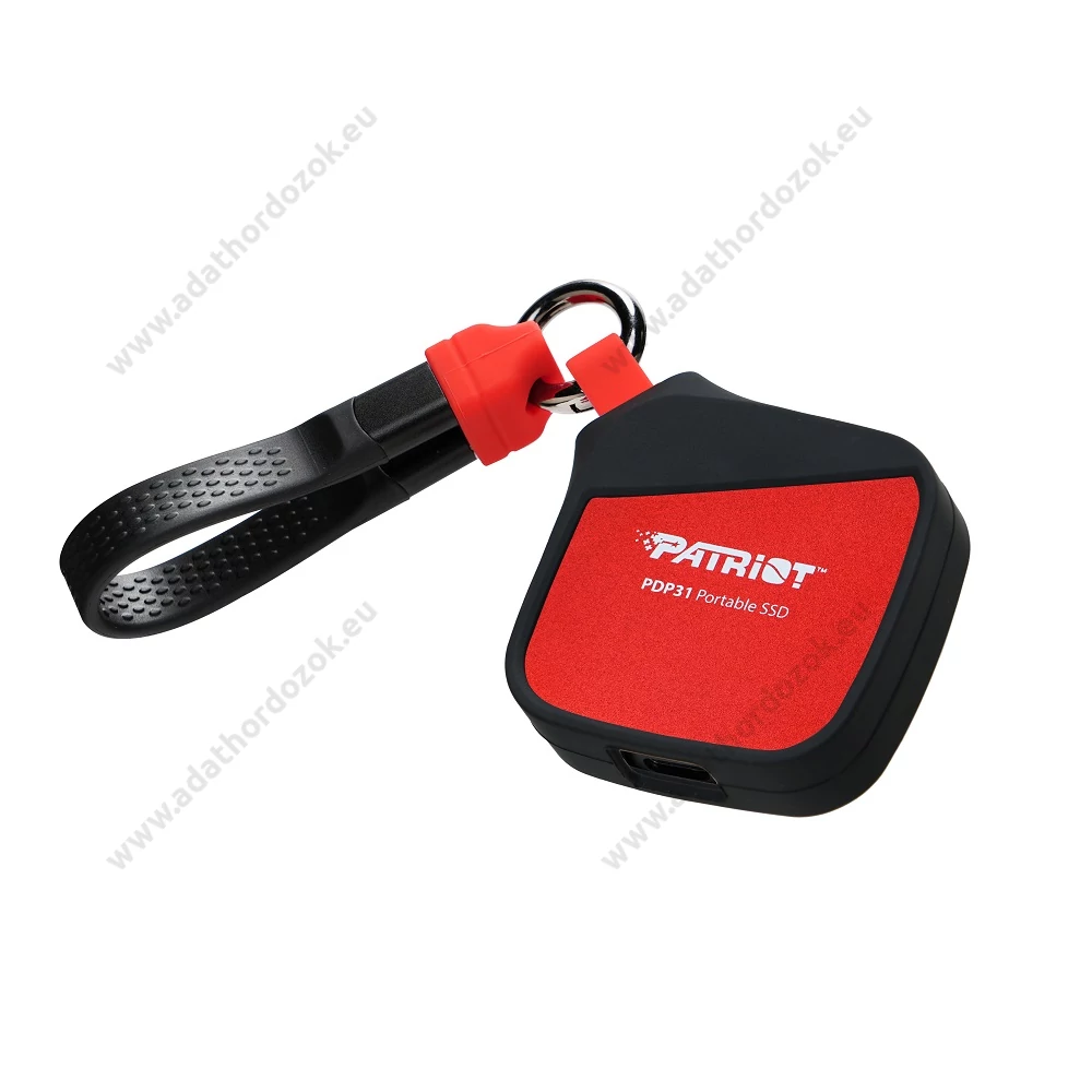 PATRIOT PDP31 USB 3.2 GEN 2 10Gbps TYPE-C KÜLSŐ SSD MEGHAJTÓ 1TB PIROS