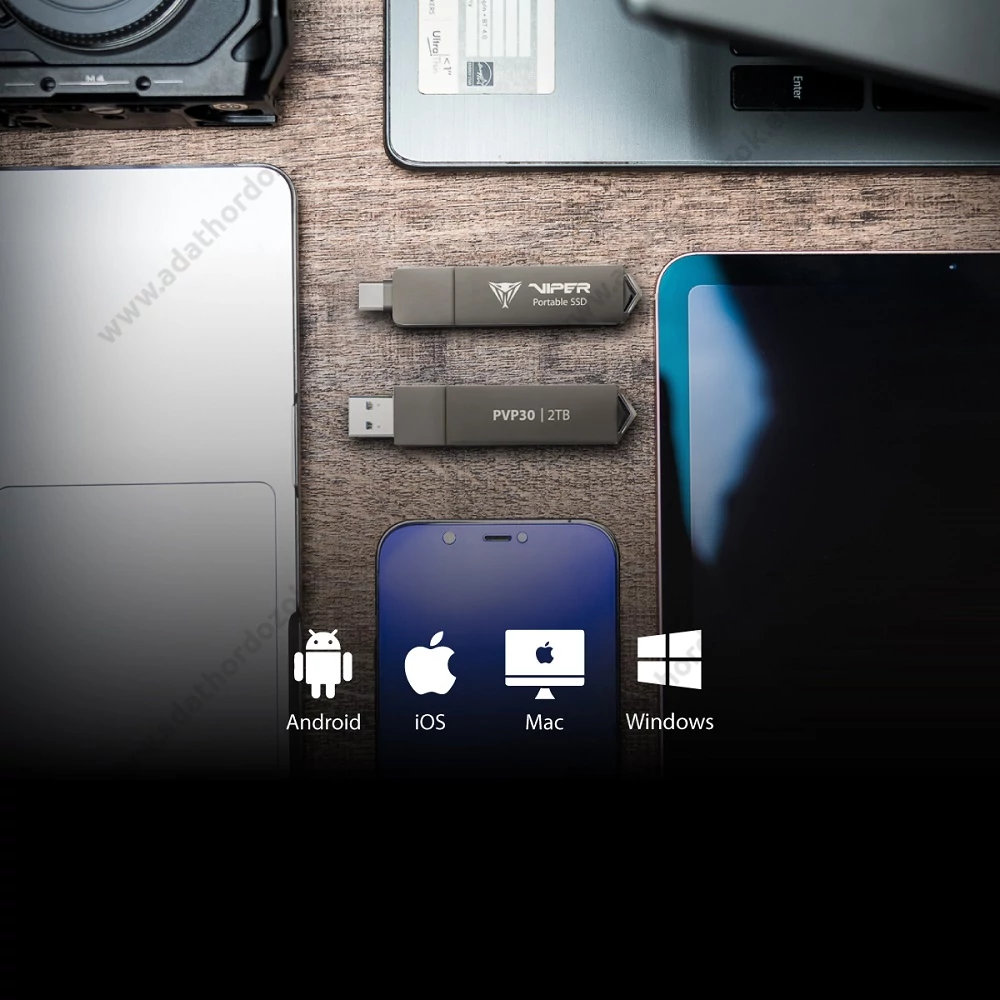 PATRIOT VIPER PVP30 USB 3.2 GEN 2 TYPE-A/TYPE-C KÜLSŐ SSD MEGHAJTÓ 1TB