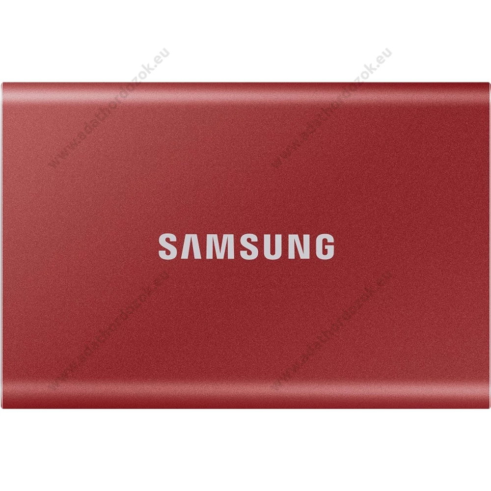 SAMSUNG T7 USB-C 3.2 GEN 2 KÜLSŐ SSD MEGHAJTÓ 500GB PIROS