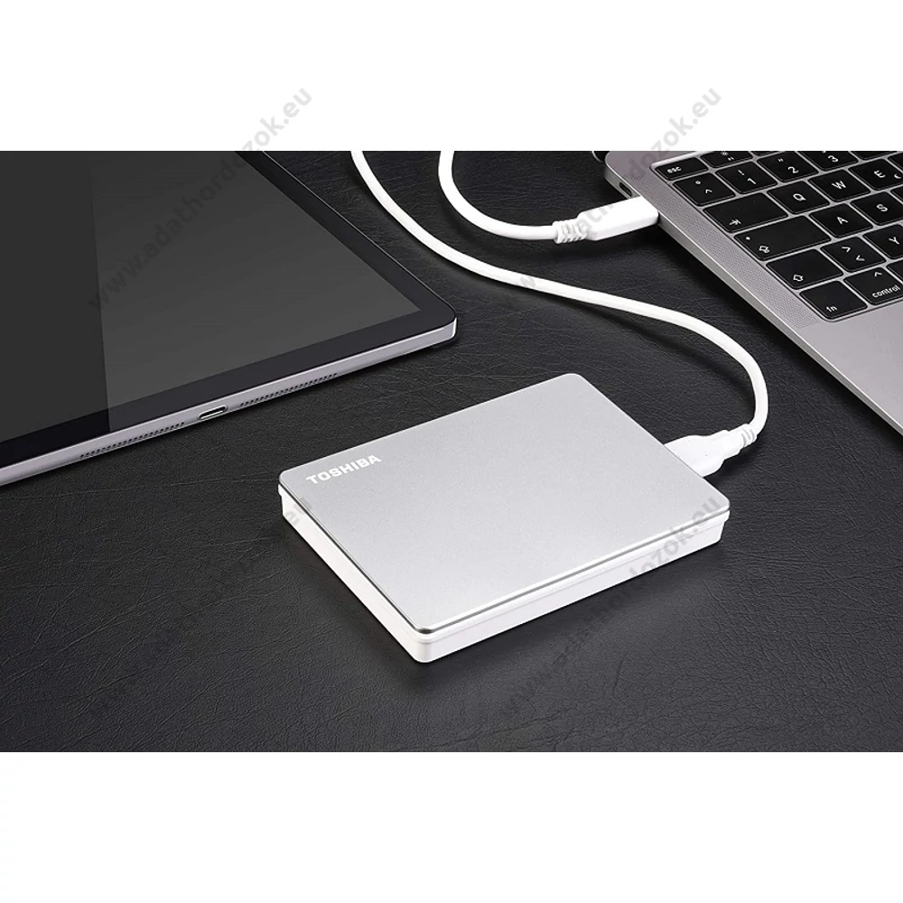 TOSHIBA CANVIO FLEX 2,5 COL USB 3.0 KÜLSŐ MEREVLEMEZ 4TB EZÜST
