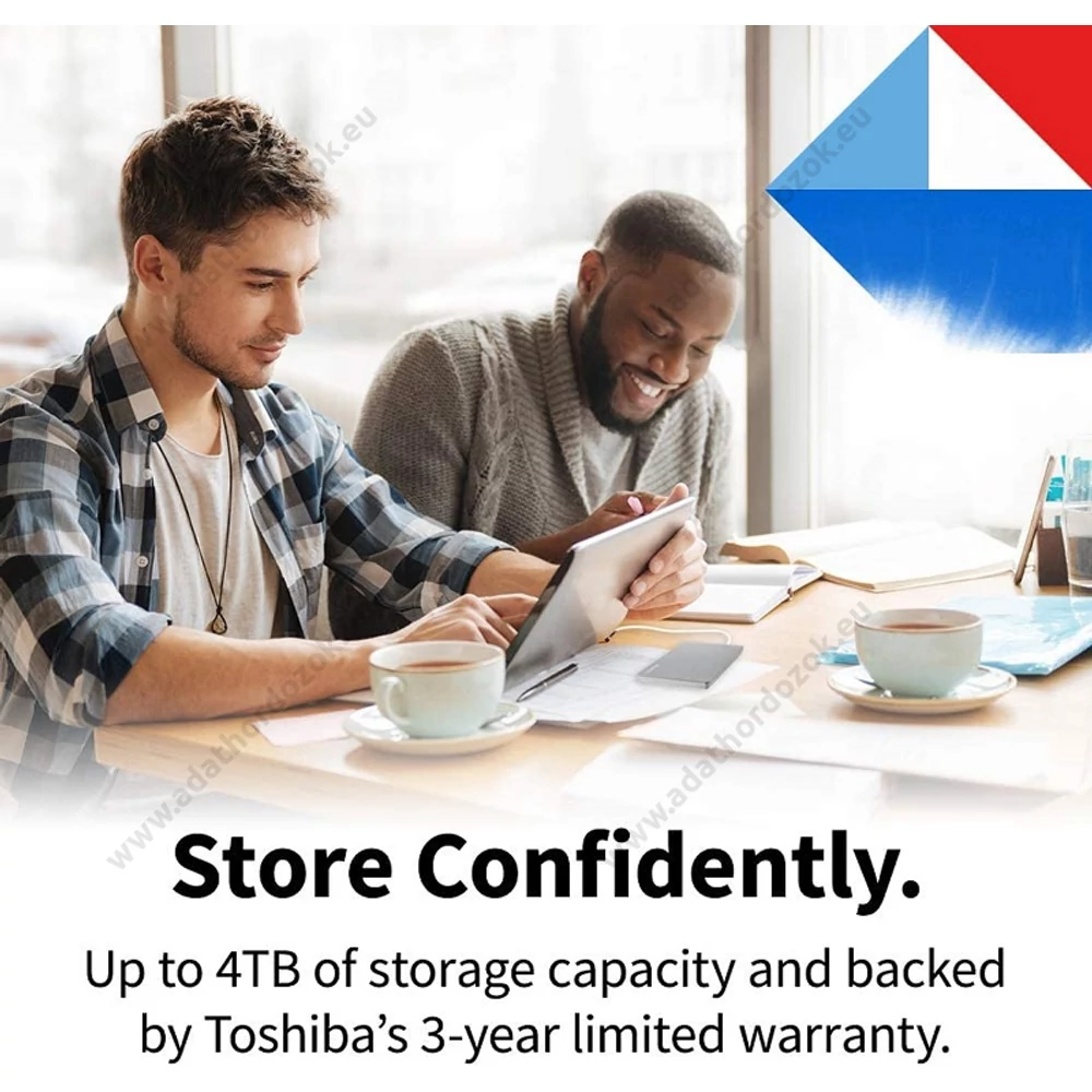 TOSHIBA CANVIO FLEX 2,5 COL USB 3.0 KÜLSŐ MEREVLEMEZ 4TB EZÜST