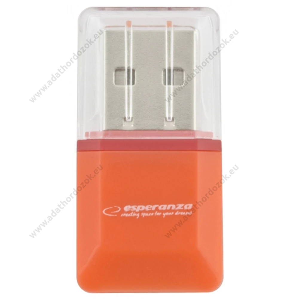 ESPERANZA EA134O MICRO SD/MICRO SDHC MEMÓRIAKÁRTYA OLVASÓ NARANCSSÁRGA