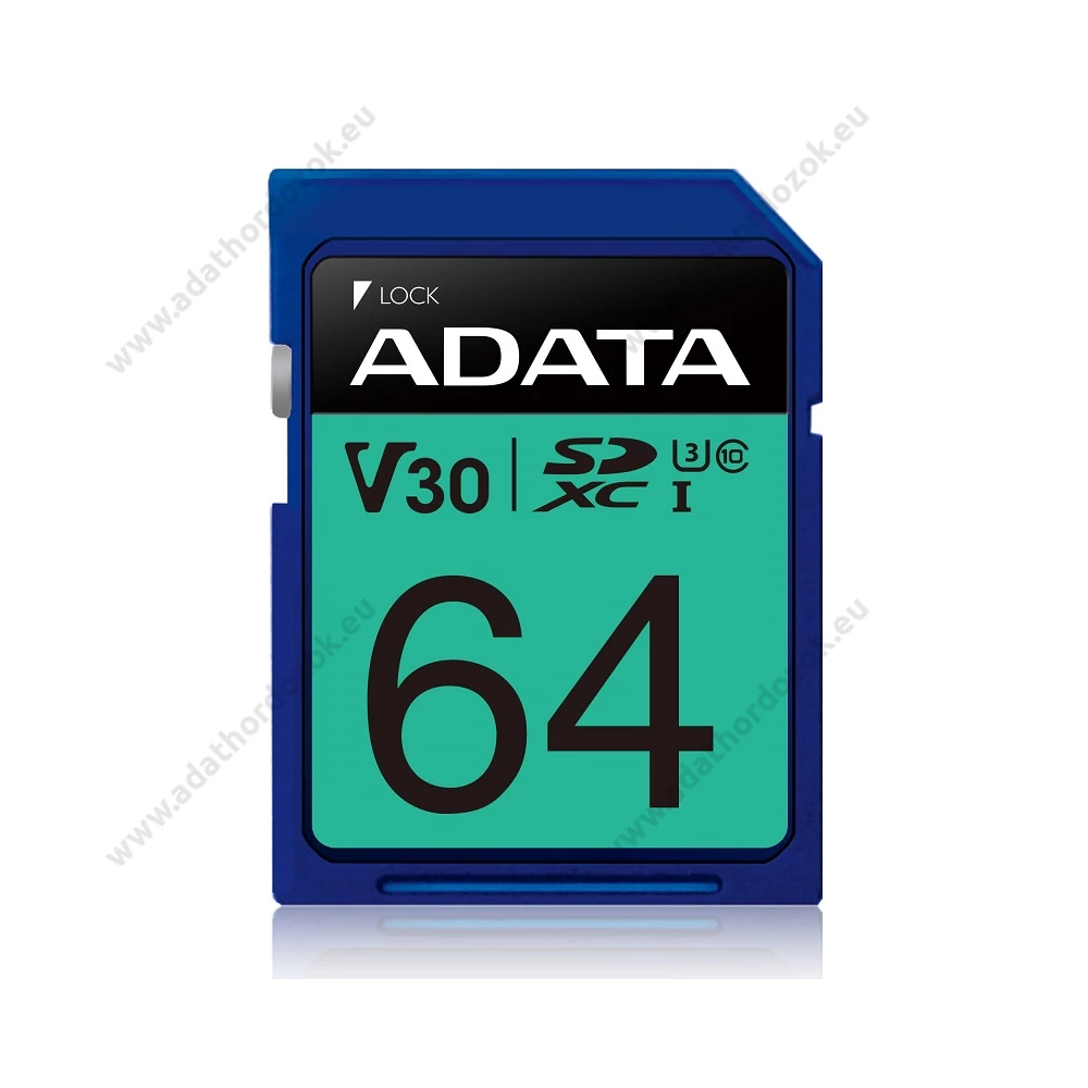 ADATA PREMIER PRO SDXC 64GB CLASS 10 UHS-I U3 V30 100/80 MB/s