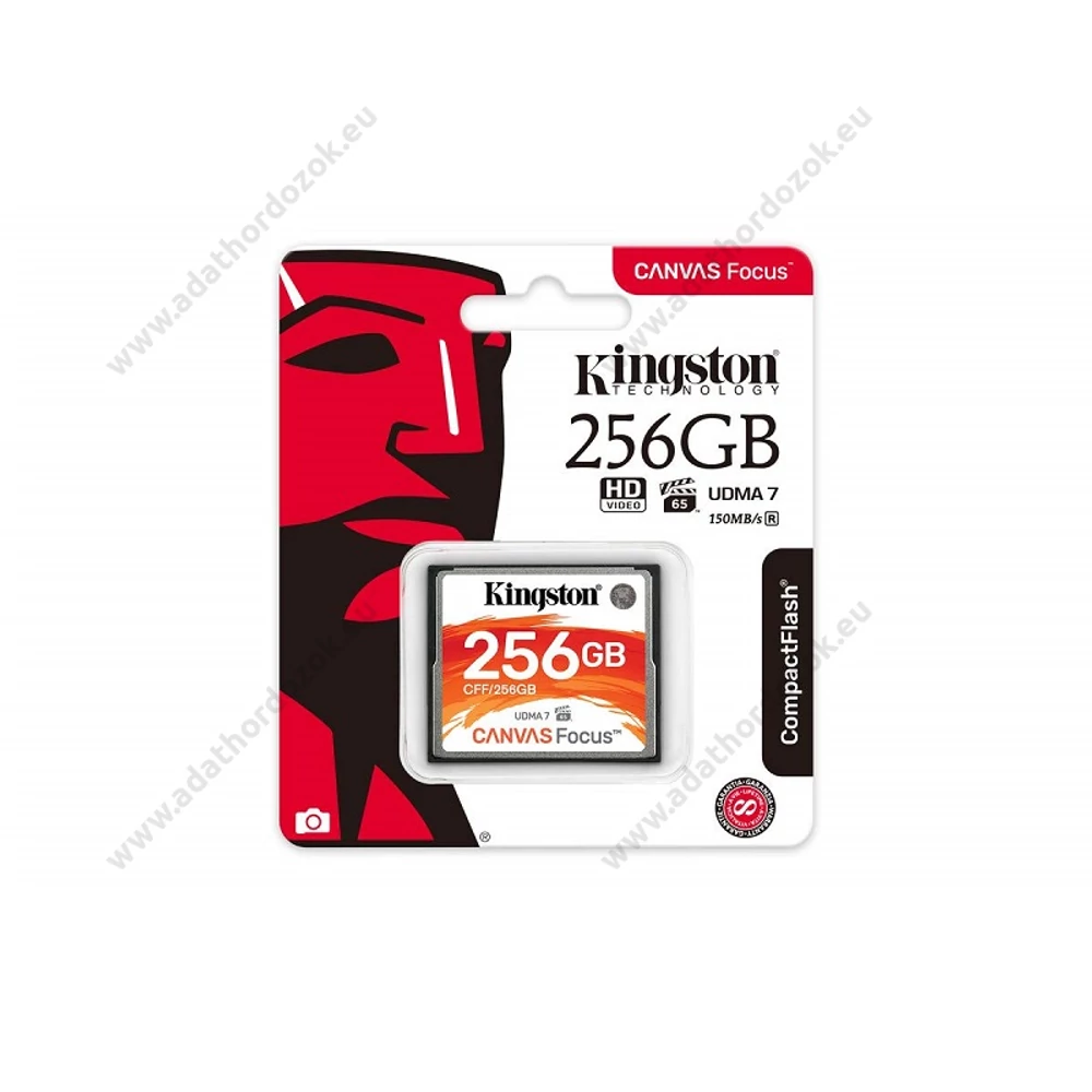 KINGSTON CANVAS FOCUS COMPACT FLASH 150R/130W UDMA7 VPG-65 256GB
