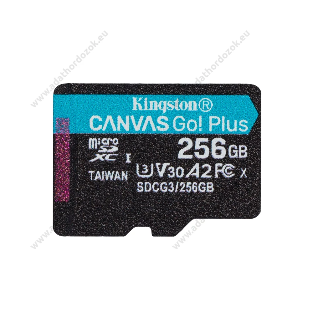 KINGSTON CANVAS GO PLUS MICRO SDXC 256GB CLASS 10 UHS-I U3 A2 V30 170/90 MB/s