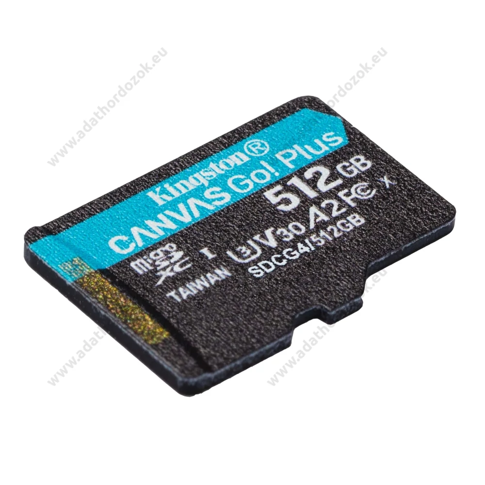 KINGSTON CANVAS GO PLUS MICRO SDXC 512GB CLASS 10 UHS-I U3 A2 V30 200/160 MB/s