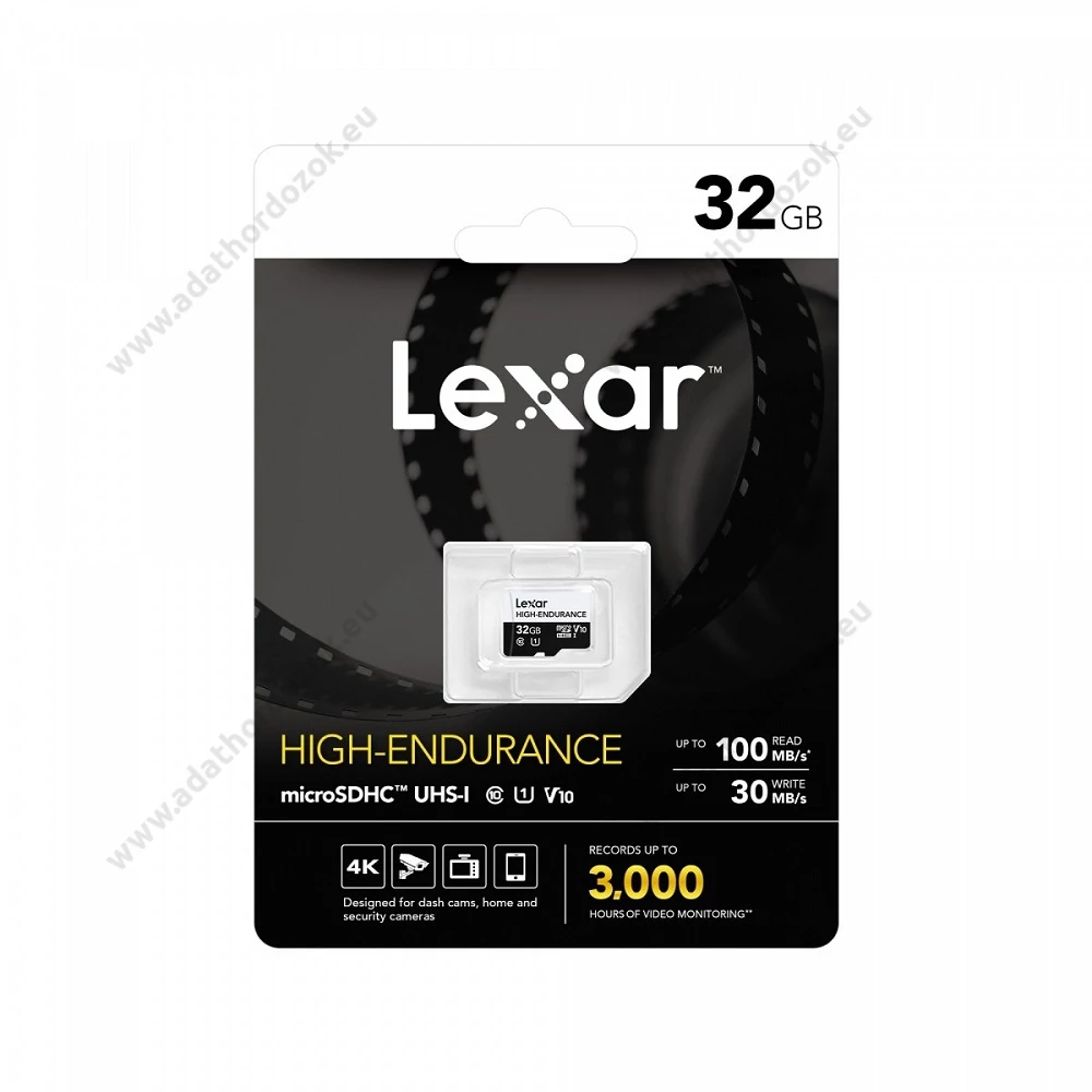 LEXAR HIGH ENDURANCE MICRO SDHC 32GB CLASS 10 UHS-I U1 V10 100/30 MB/s