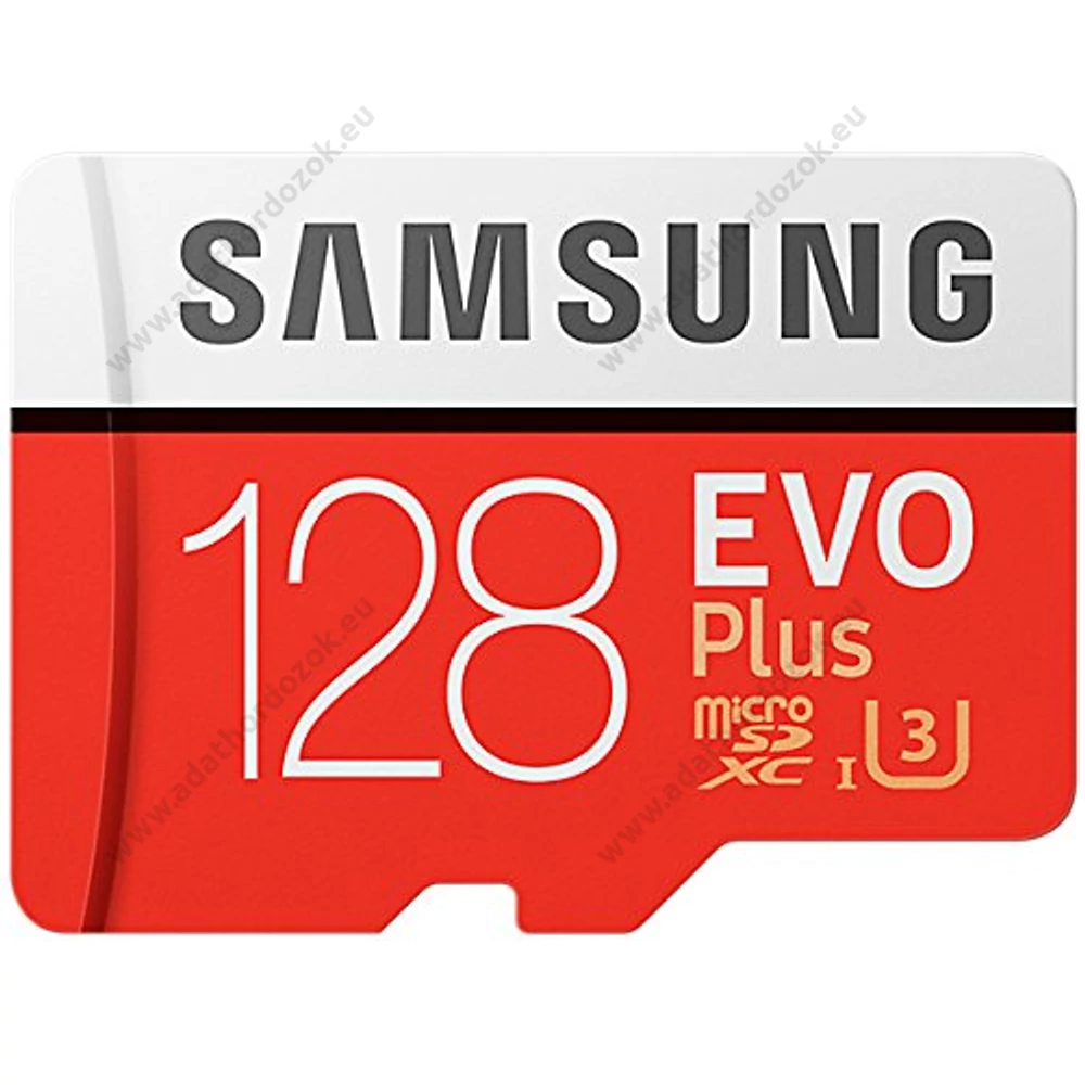 SAMSUNG MICRO SDXC 128GB + ADAPTER CLASS 10 UHS-I U3 EVO+ 100 MB/s OLVASÁSI SEBESSÉG