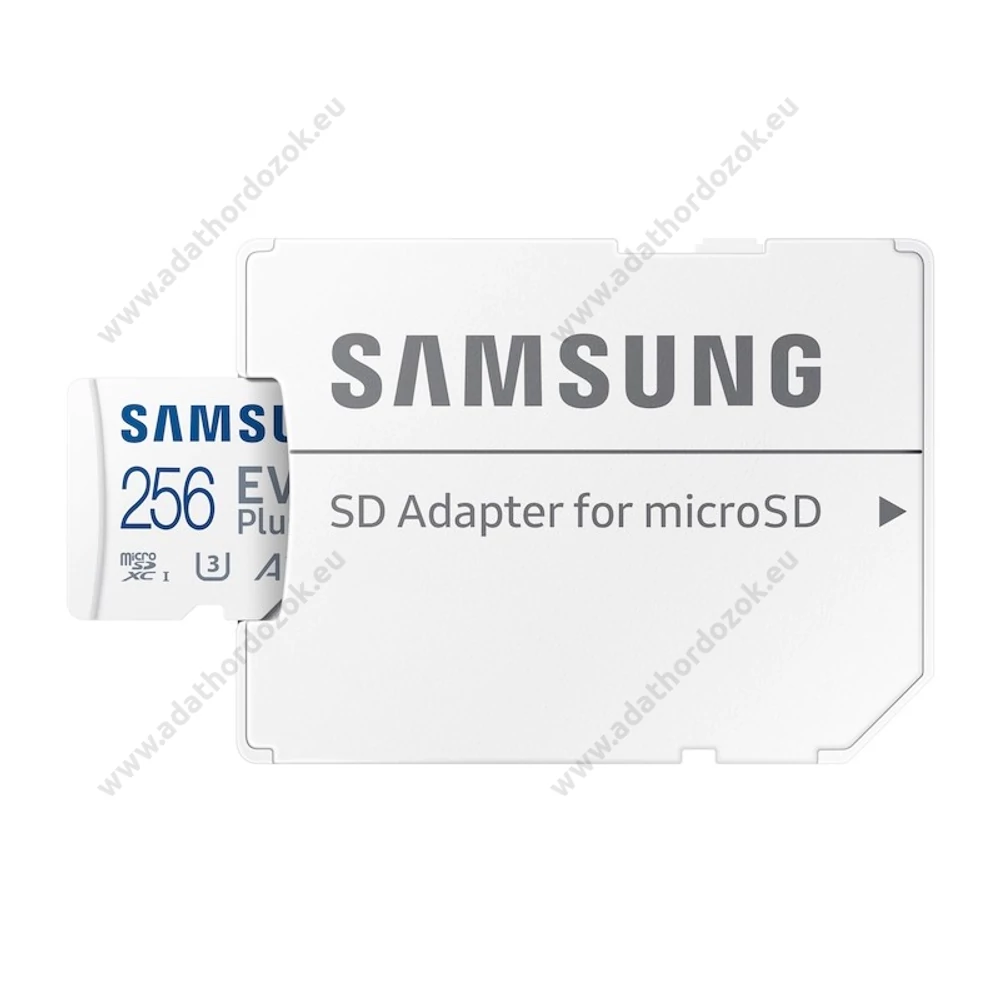 SAMSUNG EVO PLUS (2021) MICRO SDXC 256GB + ADAPTER CLASS 10 UHS-I U3 A2 V30 (130 MB/s ADATÁTVITELI SEBESSÉG)