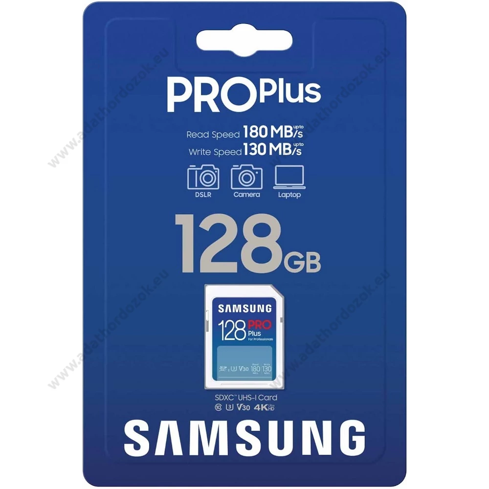 SAMSUNG PRO PLUS (2023) SDXC 128GB CLASS 10 UHS-I U3 V30 180/130 MB/s
