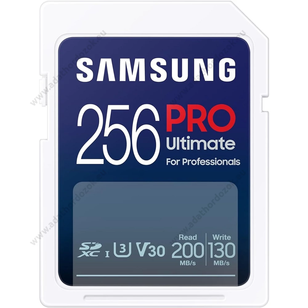 SAMSUNG PRO ULTIMATE (2023) SDXC 256GB CLASS 10 UHS-I U3 V30 200/130 MB/s