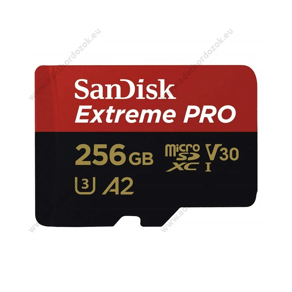 SANDISK EXTREME PRO MICRO SDXC 256GB + ADAPTER CLASS 10 UHS-I U3 A2 V30 170/90 MB/s