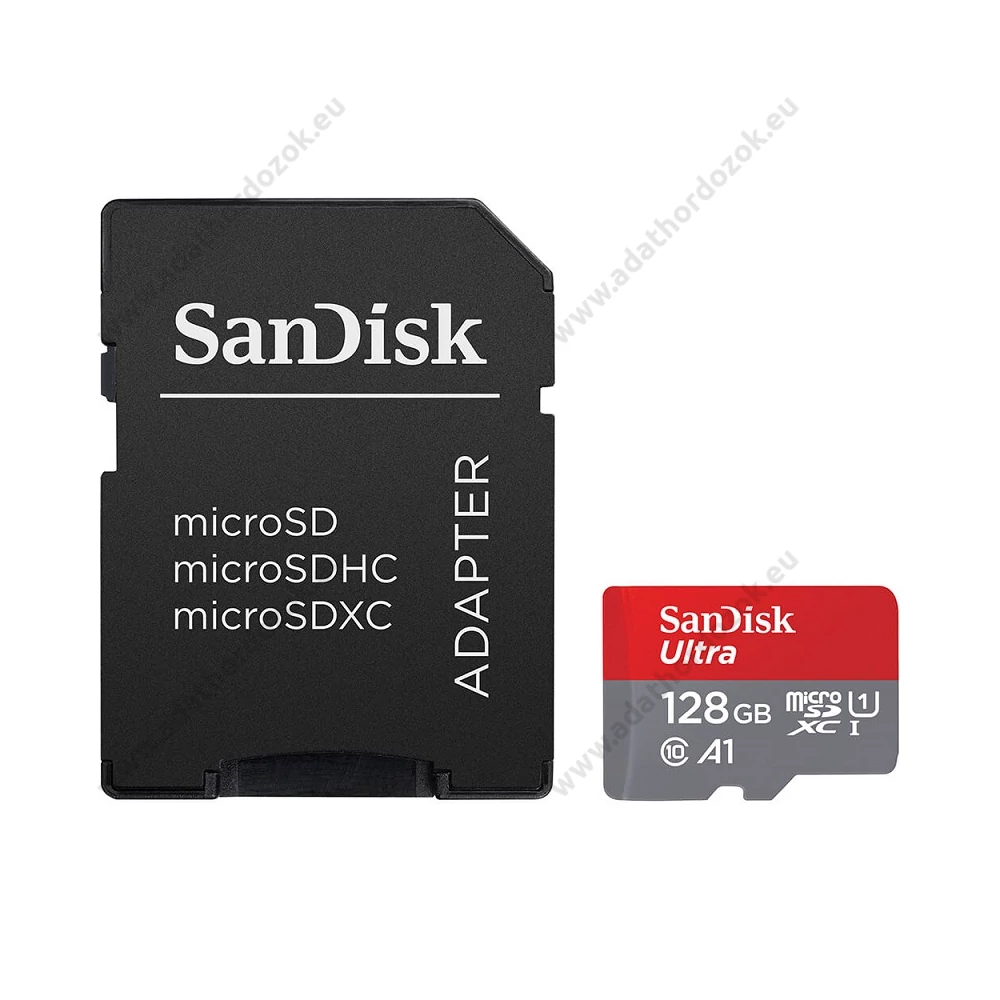 SANDISK ULTRA MICRO SDXC 128GB + ADAPTER CLASS 10 UHS-I U1 A1 140 MB/s