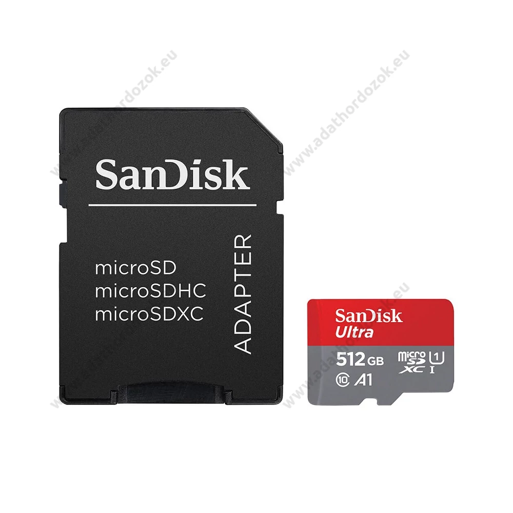 SANDISK ULTRA MICRO SDXC 512GB + ADAPTER CLASS 10 UHS-I U1 A1 150 MB/s