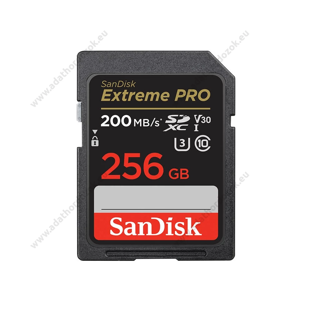 SANDISK EXTREME PRO SDXC 256GB CLASS 10 UHS-I U3 V30 200/140 MB/s