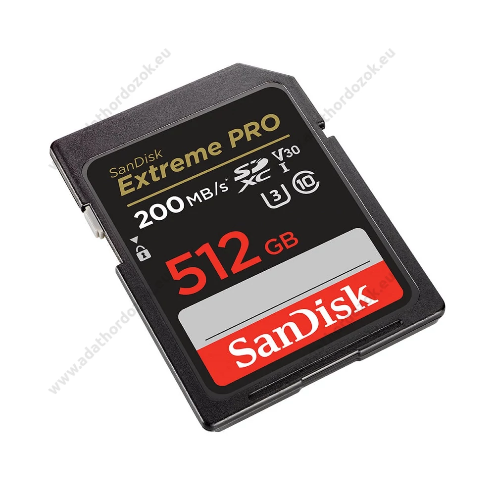SANDISK EXTREME PRO SDXC 512GB CLASS 10 UHS-I U3 V30 200/140 MB/s