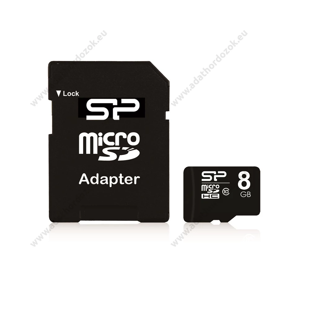 SILICON POWER MICRO SDHC 8GB + ADAPTER CLASS 10
