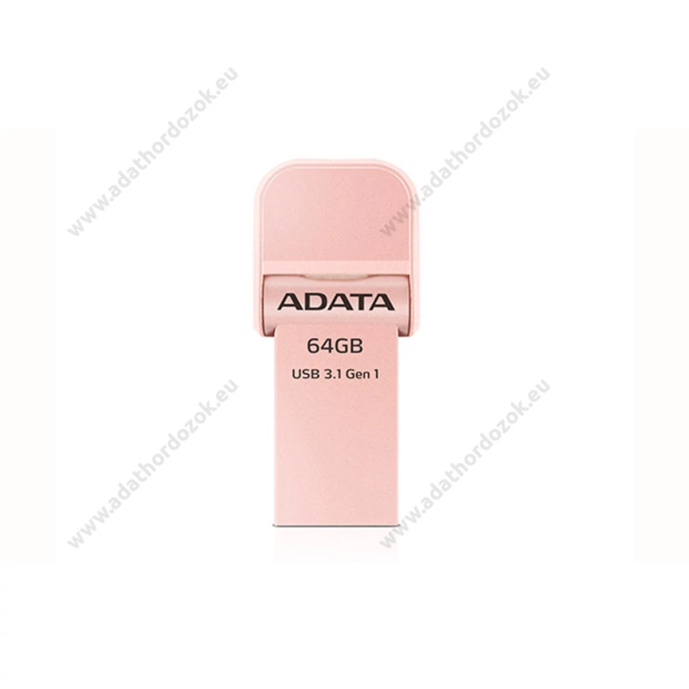 ADATA AI920 I-MEMORY USB 3.1/APPLE LIGHTNING PENDRIVE 64GB ROZÉ ARANY