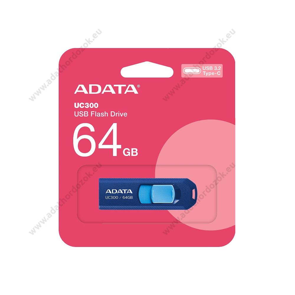 ADATA UC300 USB-C 3.2 GEN 1 PENDRIVE 64GB KÉK