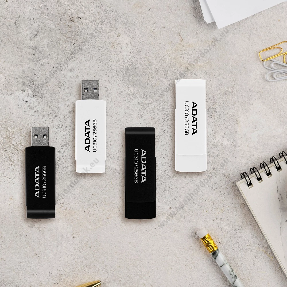 ADATA UC310 USB 3.2 GEN 1 PENDRIVE 256GB FEHÉR