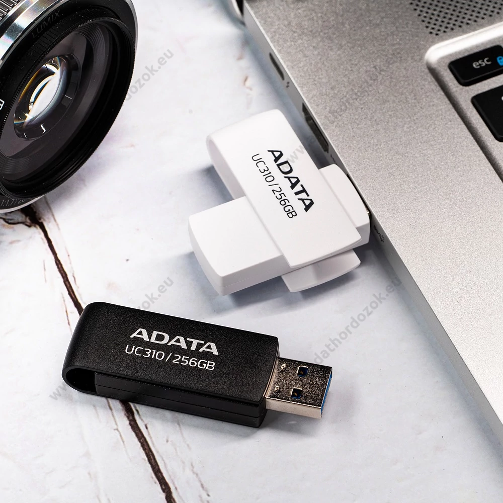 ADATA UC310 USB 3.2 GEN 1 PENDRIVE 256GB FEHÉR