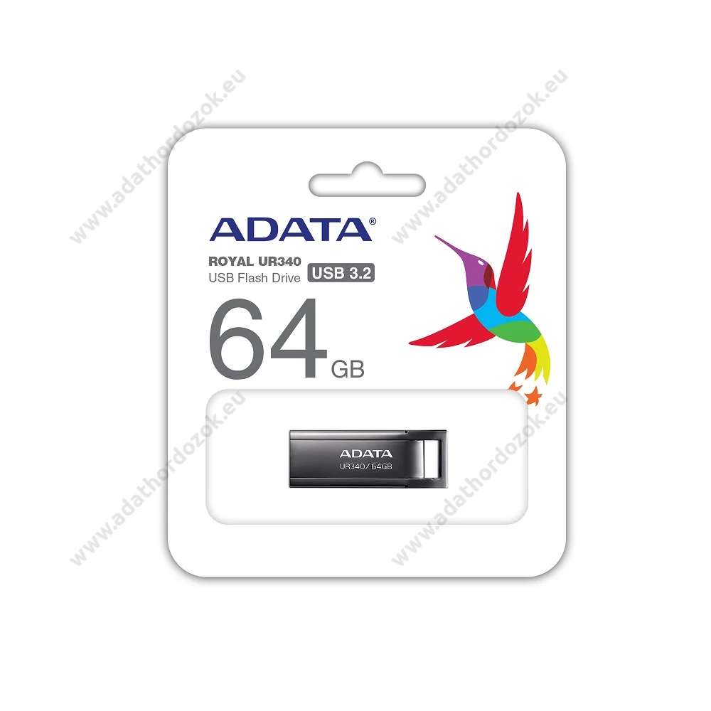 ADATA UR340 USB 3.2 GEN 1 FÉMHÁZAS PENDRIVE 64GB