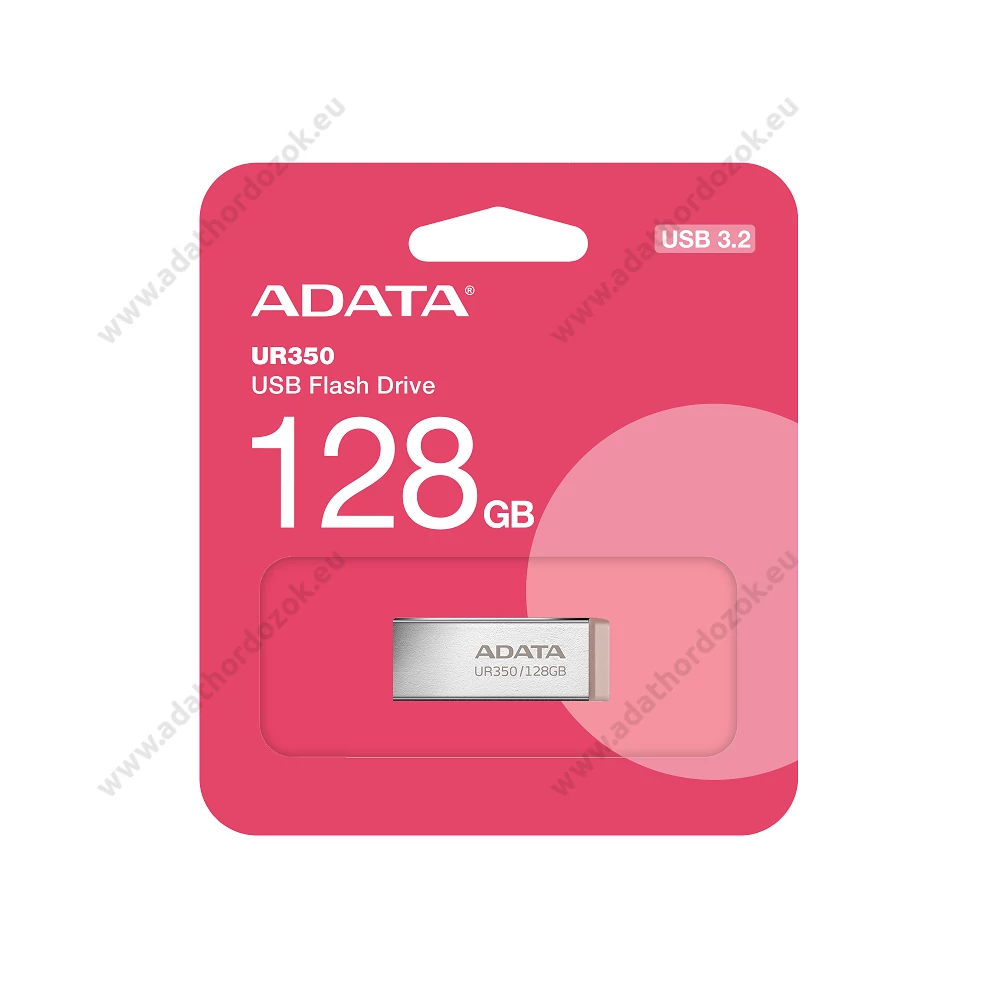 ADATA UR350 USB 3.2 GEN 1 FÉMHÁZAS PENDRIVE 128GB BARNA