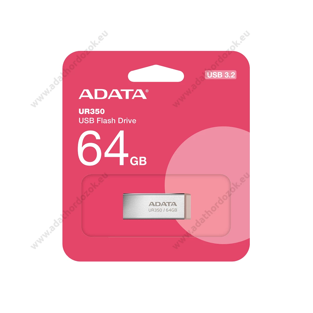 ADATA UR350 USB 3.2 GEN 1 FÉMHÁZAS PENDRIVE 64GB BARNA