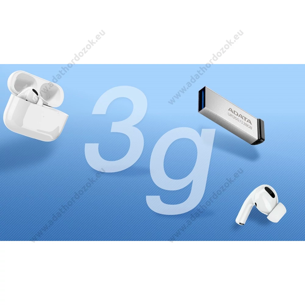 ADATA UR350 USB 3.2 GEN 1 FÉMHÁZAS PENDRIVE 32GB BARNA