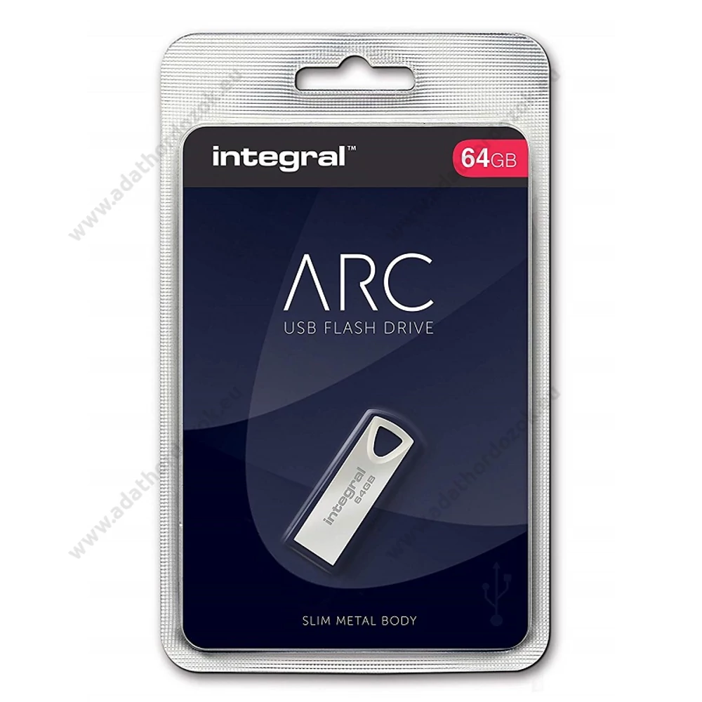 INTEGRAL ARC FÉMHÁZAS USB 2.0 PENDRIVE 64GB