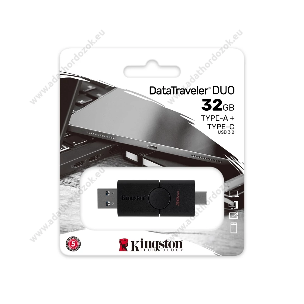 KINGSTON DATATRAVELER DUO USB 3.2 GEN 1 USB-A/USB-C PENDRIVE 32GB