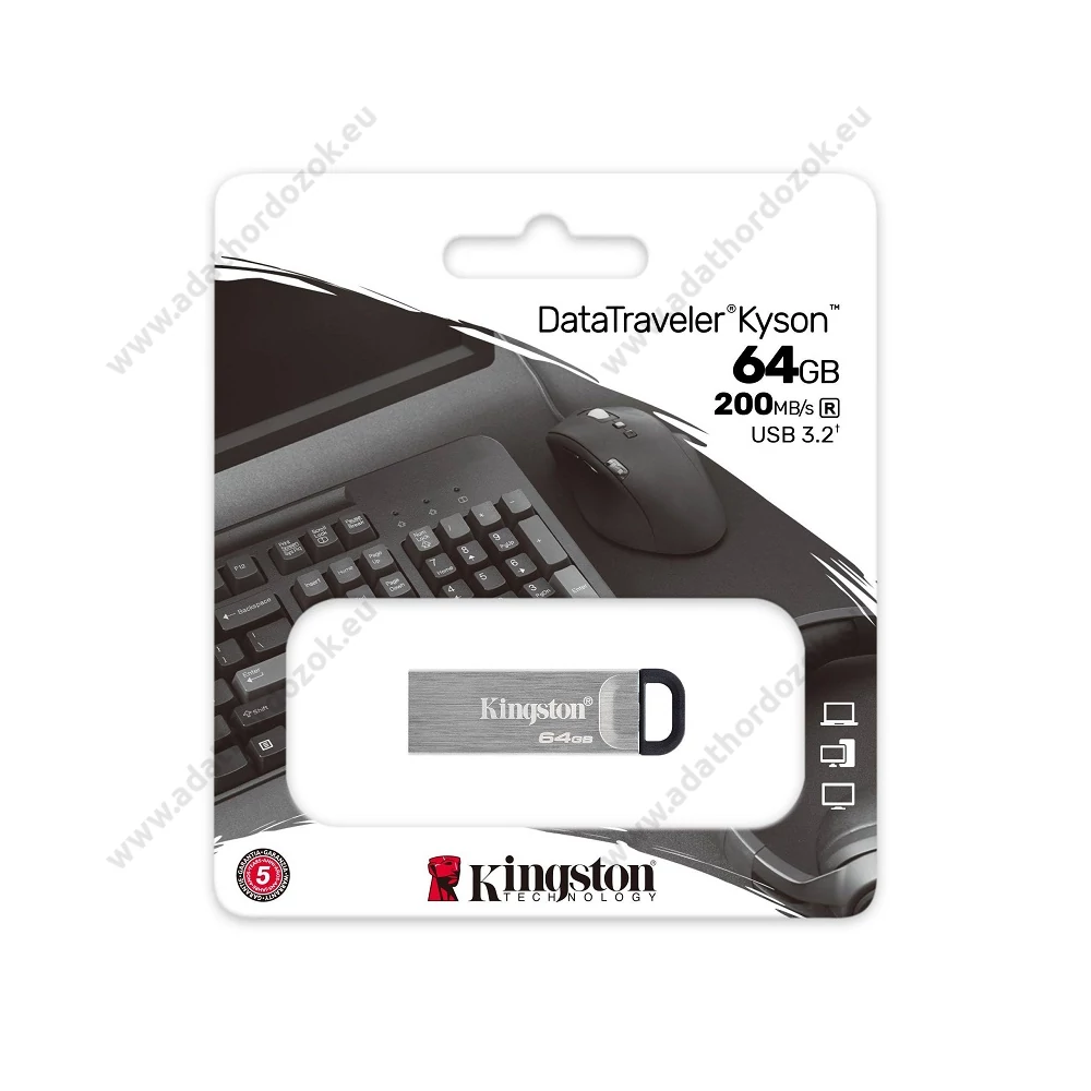KINGSTON DATATRAVELER KYSON USB 3.2 GEN 1 PENDRIVE 64GB