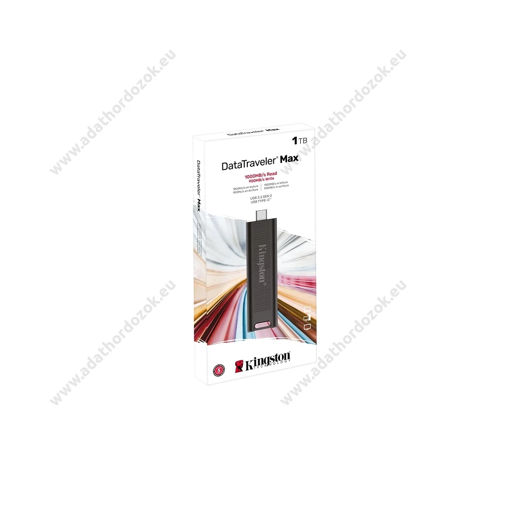 KINGSTON DATATRAVELER MAX USB-C 3.2 GEN 2 PENDRIVE 1TB (1000/900 MB/s)