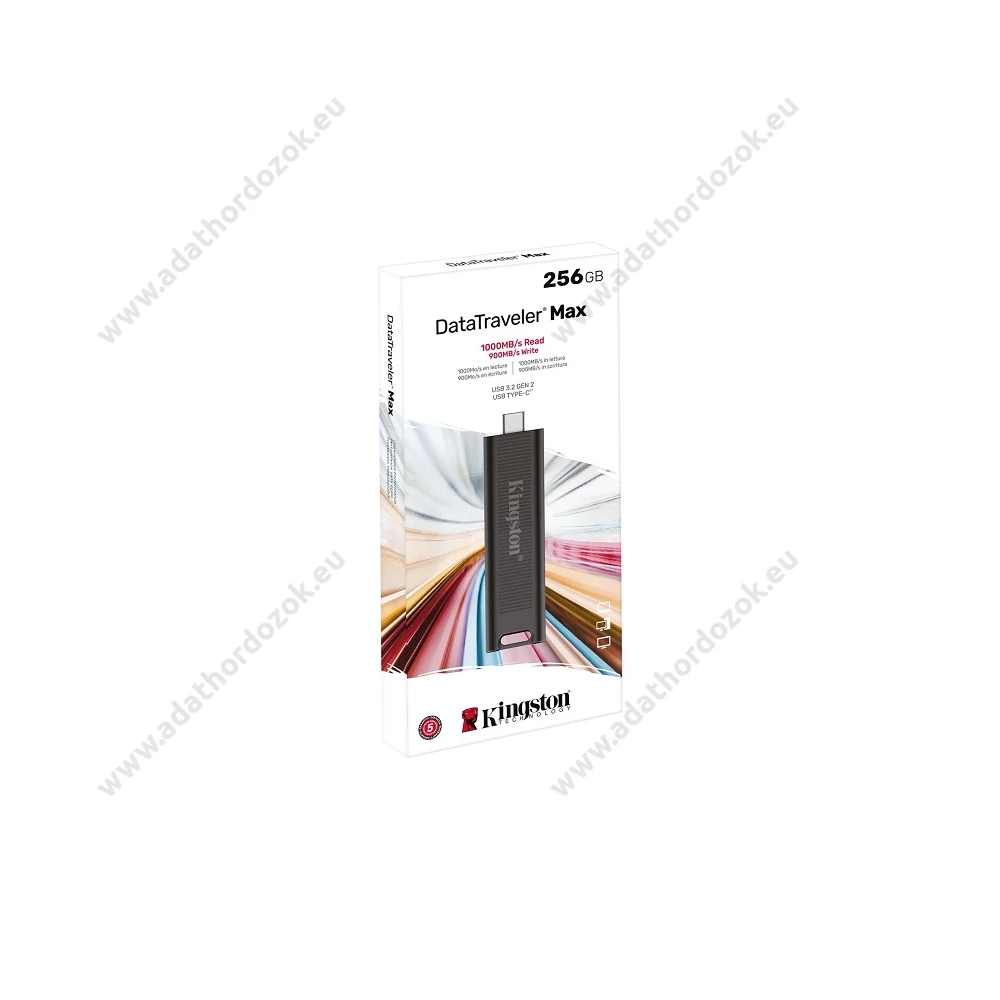 KINGSTON DATATRAVELER MAX USB-C 3.2 GEN 2 PENDRIVE 256GB (1000/900 MB/s)