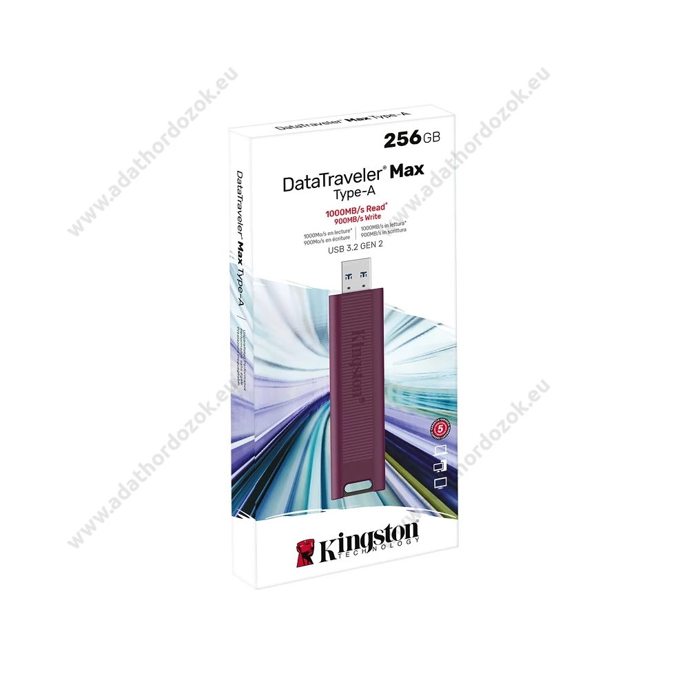 KINGSTON DATATRAVELER MAX USB-A 3.2 GEN 2 PENDRIVE 256GB (1000/900 MB/s)