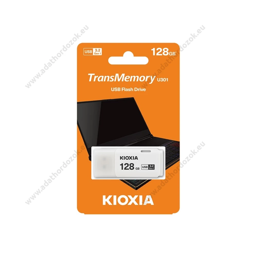 KIOXIA TRANSMEMORY U301 USB 3.2 GEN 1 PENDRIVE 128GB FEHÉR