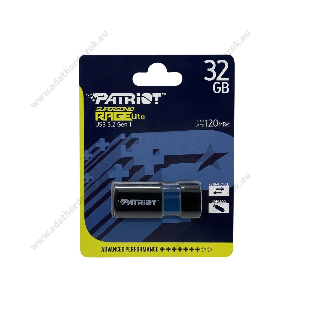 PATRIOT SUPERSONIC RAGE LITE USB 3.2 GEN 1 PENDRIVE 32GB (120 MB/s ADATÁTVITELI SEBESSÉG)