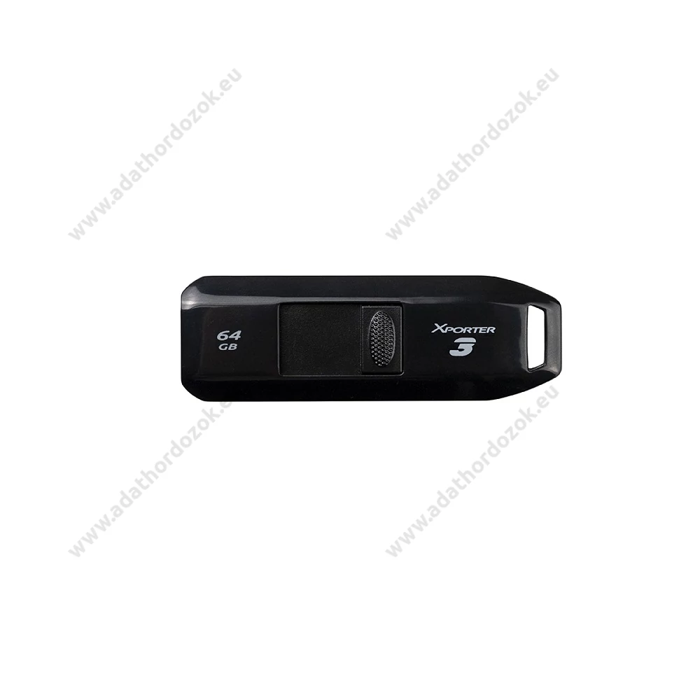 PATRIOT XPORTER 3 SLIDER USB 3.2 GEN 1 PENDRIVE 64GB FEKETE