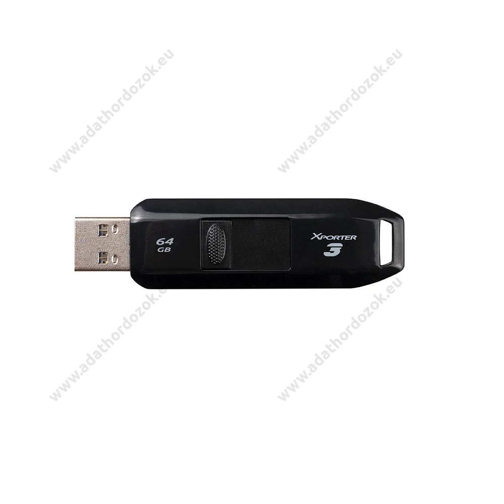 PATRIOT XPORTER 3 SLIDER USB 3.2 GEN 1 PENDRIVE 64GB FEKETE
