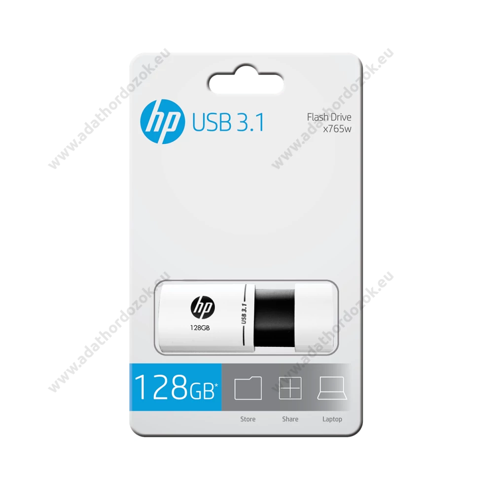 HP X765W USB 3.1 PENDRIVE 128GB FEHÉR/FEKETE
