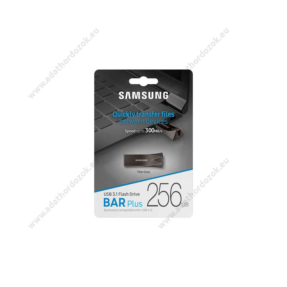 SAMSUNG BAR PLUS USB 3.1 PENDRIVE 256GB SZÜRKE