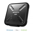 ADATA SD700 2,5 COL USB 3.1 KÜLSŐ SSD MEGHAJTÓ 512GB FEKETE